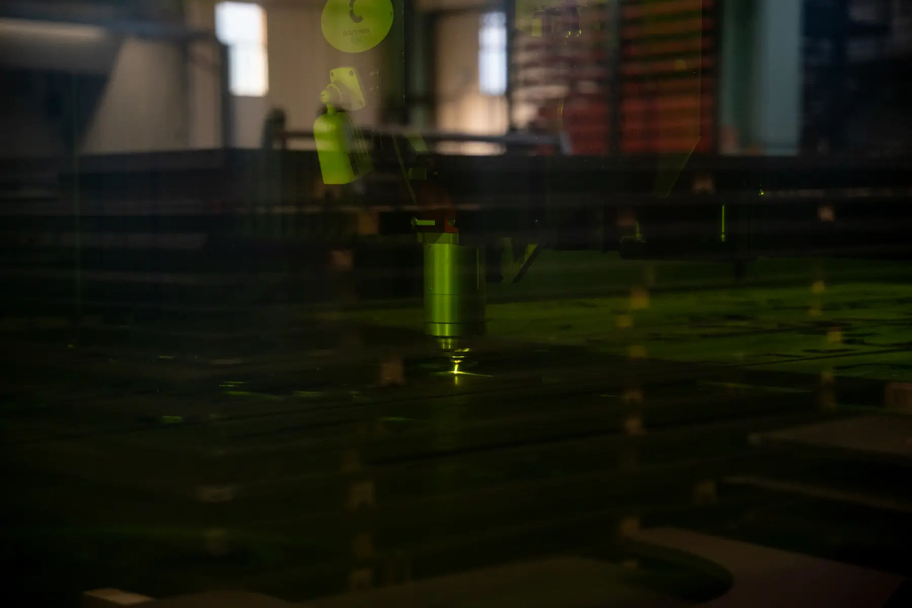 Taglio Laser in lavorazione